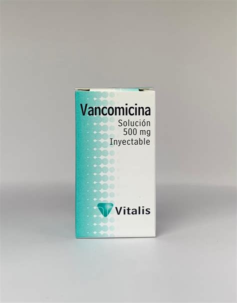 Vancomicina Vitalis Sol Iny C Fco Mg Ml