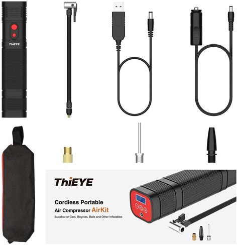 Thieye Airkit Portable Air Compressor Rechargeable Tyre Inflator