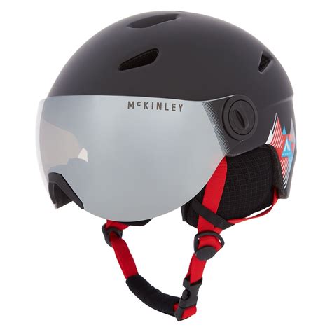 McKinley Kask Narciarski Pulse Jr S2 Visor HS 016 409106 Czarny