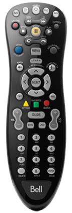 How to program my Bell Fibe TV remote control: Selection