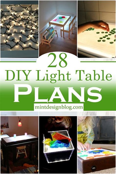 28 Diy Light Table Plans For Kids To Have Fun Mint Design Blog