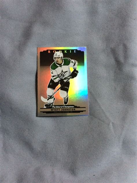 Parkhurst Champions Wyatt Johnston Rainbow Foil Rookie Hockey