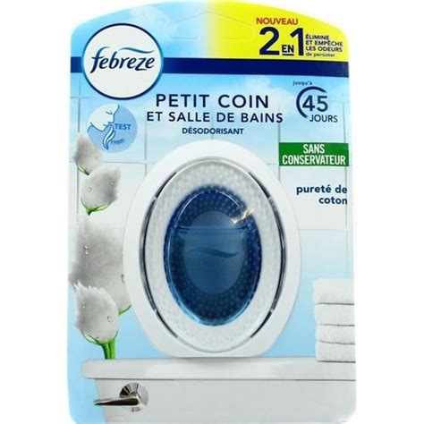 Febreze Puret De Coton D Sodorisant En Sans Conservateur Pour