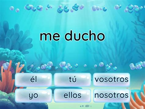 Verbo Ducharse Find The Match