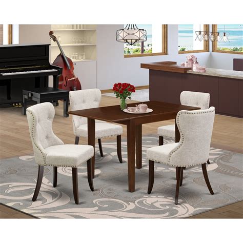 Homestock Asian Aesthetics Furniture Ndsi Mah A Dining Set Of