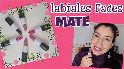 Labiales Mate Faces Natura Demo Colores Nuevos Tonos Cu Nto Duran