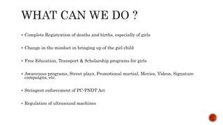 Sex Ratio In India PPTX