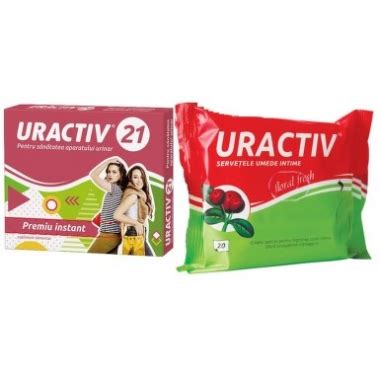 Uractiv X 21 Cps URACTIV SERVETELE UMEDE EFarma