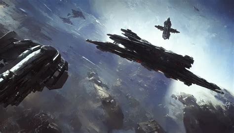 Craig Mullins Illustration Star Citizen Space Ship Stable Diffusion