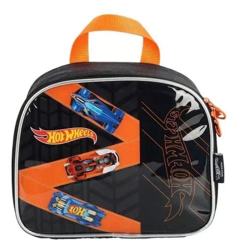 Lancheira Termica Infantil Hot Wheels Luxo Azul Luxcel MercadoLivre