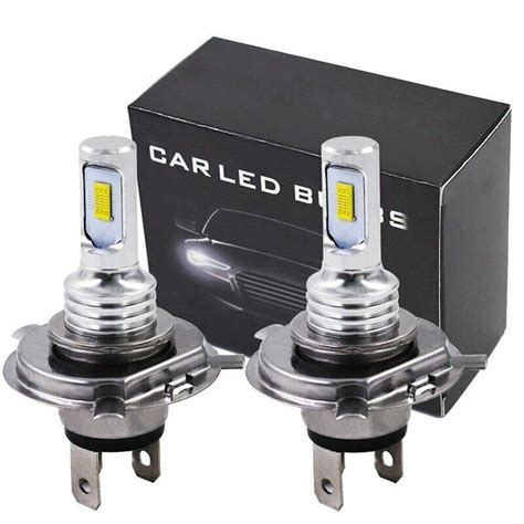 1xh4 9003 Hb2 Led Headlight Bulbs Kit High Low Beam Bright 35w 4000lm