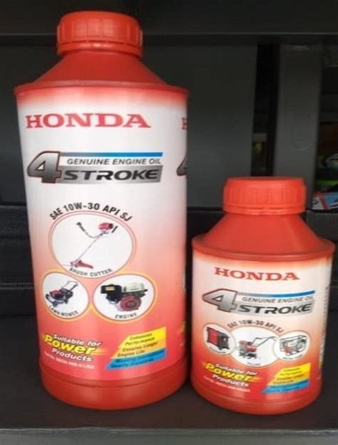 W Honda Stroke Genuine Engine Oil Bottle Of Litre At