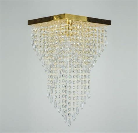 Lustre Pendente Plafon Cristal Crilick Pl Dourado Madeiramadeira