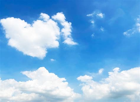 Nube Blanca En El Cielo Azul Foto Premium