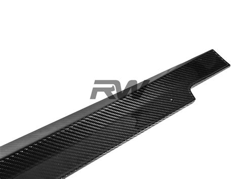 Audi A5 S Line S5 Facelift Carbon Fiber Side Skirt Extensions 2020