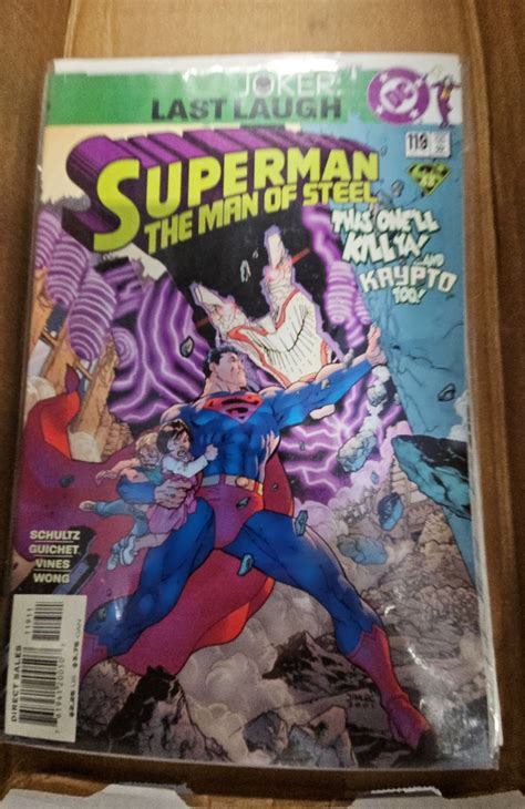 Superman The Man Of Steel 119 2001 Joker Last Laugh Comic Books