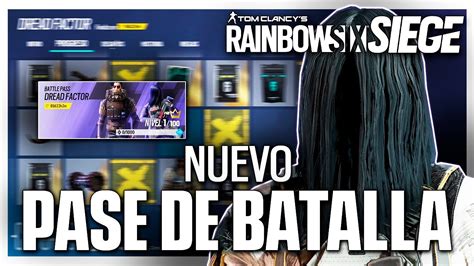 NUEVO BATTLE PASS De DREAD FACTOR Dread Factor Caramelo Rainbow Six