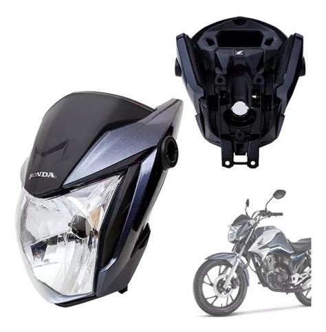 Frente Farol Completo Suporte Aranha Titan Ano Frete Gr Tis