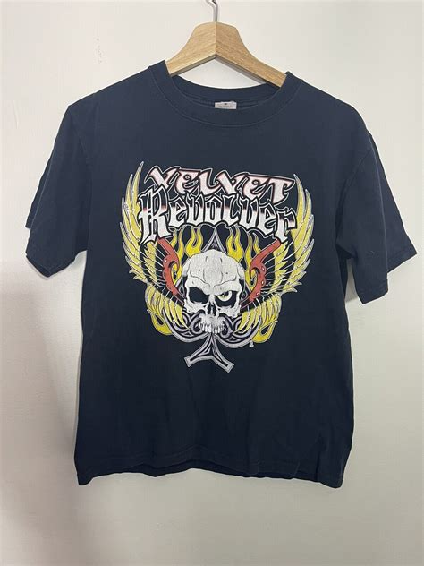 Vintage Velvet Revolver Tour Shirt Black Star Gem