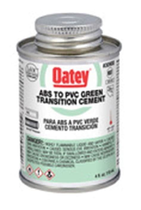 Oatey 30900 4 Oz Green Abs To Pvc Transition Cement