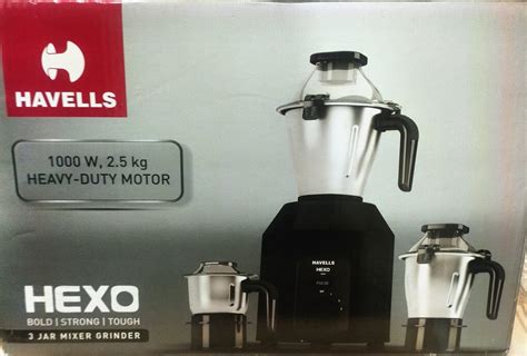 Havells Hexo Watt Jars Mixer Grinder Rpm Made In