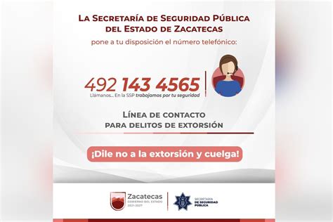 Lanza Ssp L Nea Para Denunciar Extorsiones