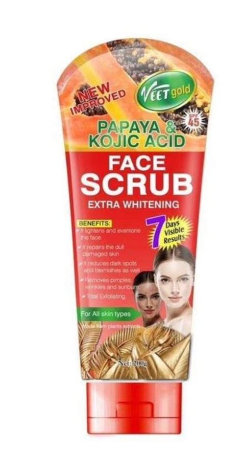 Veetgold Papaya And Kojic Acid Face Scrub Beautie Box