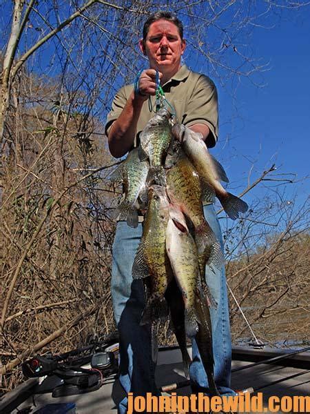 Catching Crappie In The Summer At Deep Clear Water Lakes Like Lewis