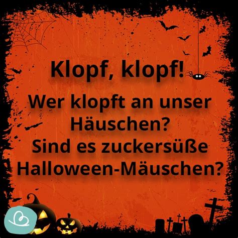 Halloween Spr Che Kurze Gruselige Spr Che F R Kinder Wunderbunt De