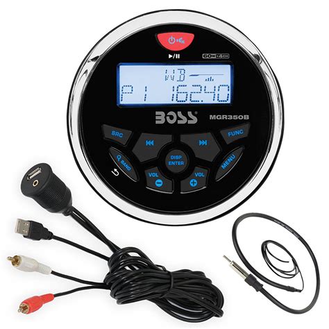 Boss Audio Mgr B Bluetooth In Dash Marine Gauge Style Digital Media