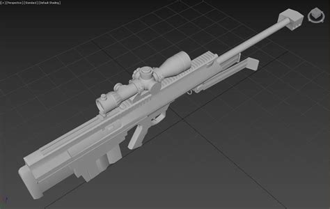 3D model XM500 Sniper Rifle VR / AR / low-poly | CGTrader