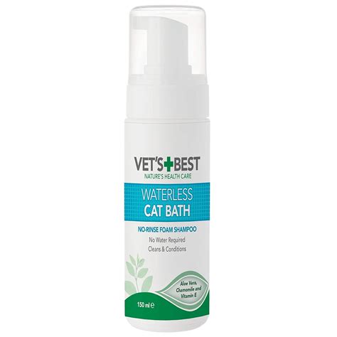 Vet’s Best Waterless Cat Bath 4oz 150 ml Dry Shampoo – PETS LOVN ...