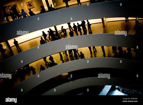 Interior view of The Solomon R. Guggenheim Museum Stock Photo - Alamy