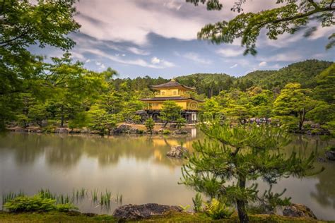 Kyoto May 29 2019 Kinkakuji The Golden Pavilion In Kyoto Japan