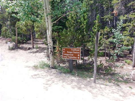 Longs Peak Campground Rocky Mountain National Park Colorado Co