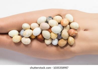 Nude Woman Body Parts Multicolored Hand Stock Photo 1035358987