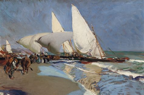 Joaquín Sorolla y Bastida Spanish 1863 1923 La playa de Valencia