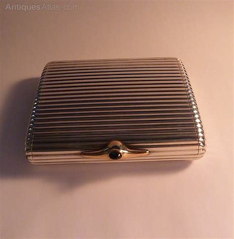 Antiques Atlas 950 Silver And 18 Ct Gold DUNHILL Cigarette Case