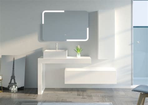 Meuble De Salle De Bain Melizzano Blanc 110 Cm Distribain