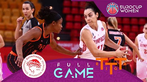 Olympiacos SFP V TTT Riga Full Basketball Game EuroCup Women 2023