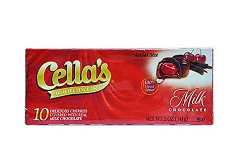 Cellas Cherry Cordials Covered With Real Milk Chocolate 5 Oz 10