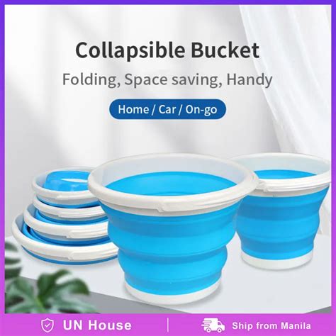 Un House L Folding Bucket Portable Folding Bucket Camping Beach