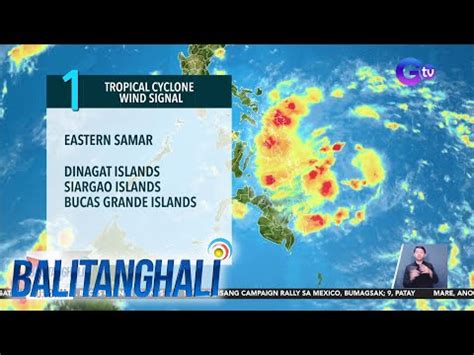 Tropical Cyclone Wind Signal No Nakataas Na Sa Ilang Lugar Dahil Sa