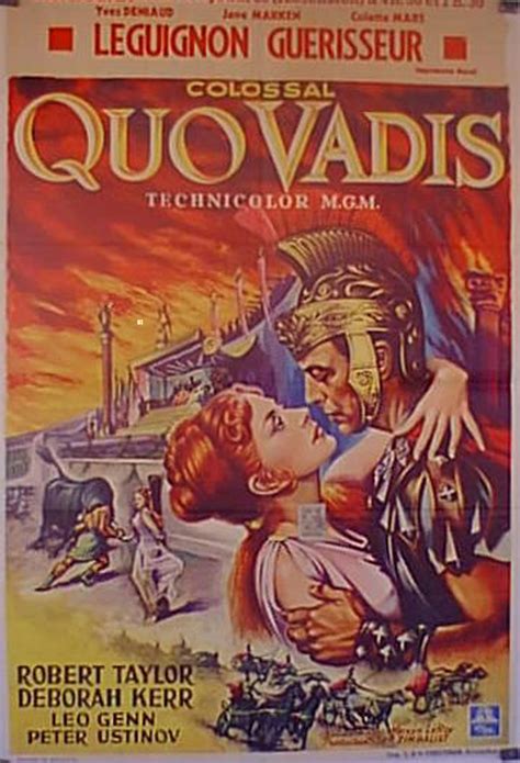 "QUO VADIS" MOVIE POSTER - "QUO VADIS" MOVIE POSTER