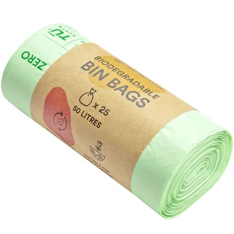 (1) BIODEGRADABLE BIN BAGS 50L | Home Furnishings | DYKE & DEAN Green ...