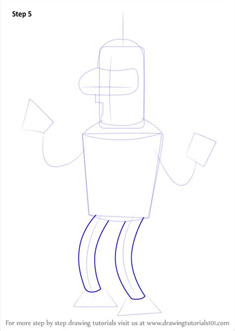 How To Draw Bender Step By Step At Drawing Tutorials