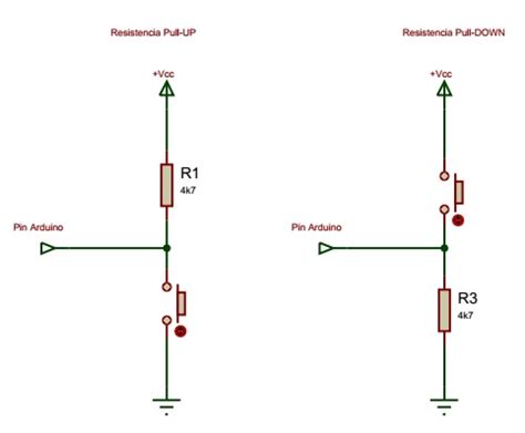 Pull Up Button Circuit