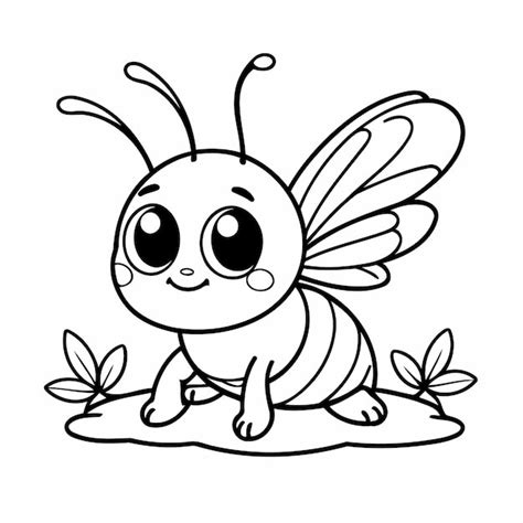 Premium Vector | Simple vector illustration of Insect drawing for kids ...