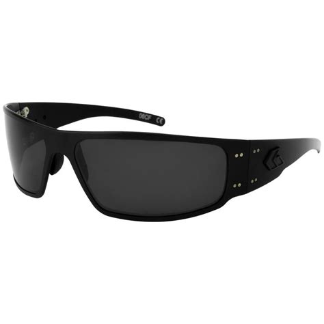 Gatorz Magnum Sunglasses Blackout Framesmoke Polarized Lens At