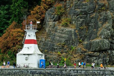 Prospect Point Lighthouse Vancouver Stanley Park Seawall Stanley Park